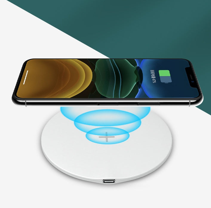 The New Ultra-Thin Round Wireless Charger 15W Fast Charge The New Ultra-Thin Round Wireless Charger 15W Fast Charge